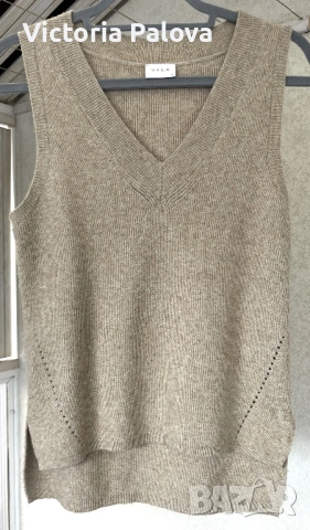 Модерен топ/елек VILA Scandinavian minimalism , снимка 2 - Корсети, бюстиета, топове - 53559511