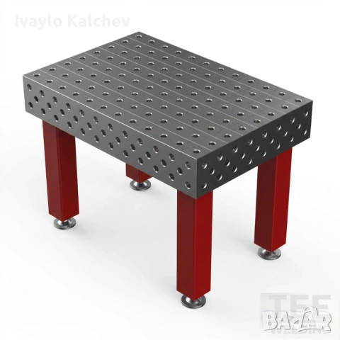 Заваръчна маса 1200×800 мм (25 мм плот) | ЛИЗИНГ