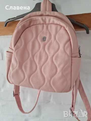 Розова раница и чанта тип клъч
