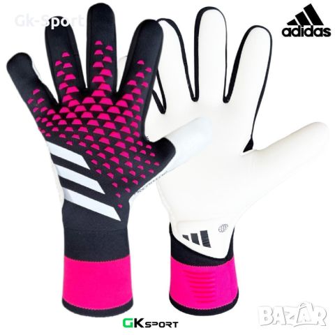 Вратарски ръкавици ADIDAS PREDATOR GL PRO BLACK/WHITE/TMSHPN размер 7, снимка 1 - Футбол - 45613778