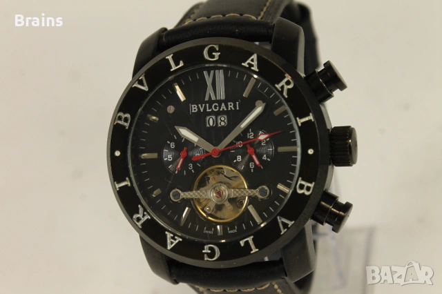 Мъжки Ръчен Часовник BVLGARI Automatic Tourbillon, снимка 3 - Мъжки - 53024274