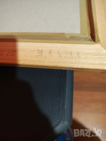 Авторска картина масивна дървена рамка , снимка 6 - Картини - 52250043