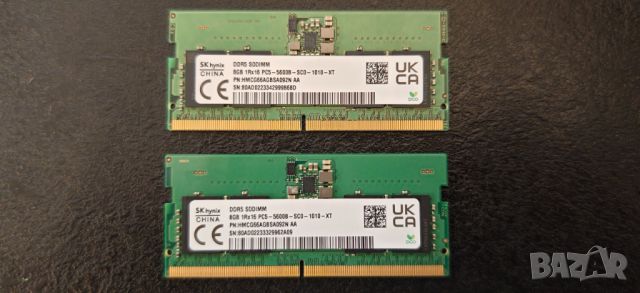 Продавам Нова Рам Памет за Лаптопи Hynix 2x8Gb DDR5 5600Mhz SoDimm, снимка 1 - RAM памет - 46088854