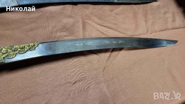 Стар оригинален Ятаган балкански, български , снимка 5 - Антикварни и старинни предмети - 53047362