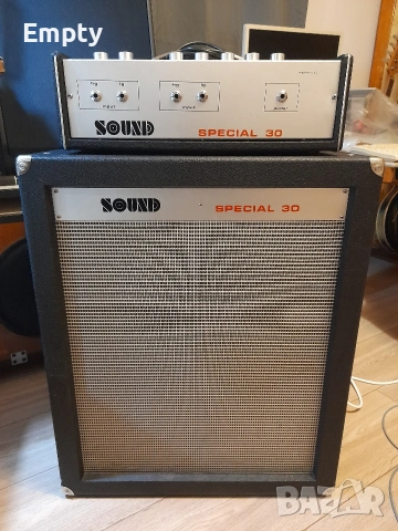 Лампов китарен усилвател с кабинет