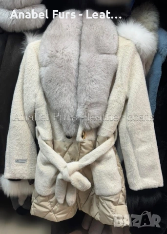 Дамско палто от естествен косъм лисица , снимка 17 - Палта, манта - 34851464