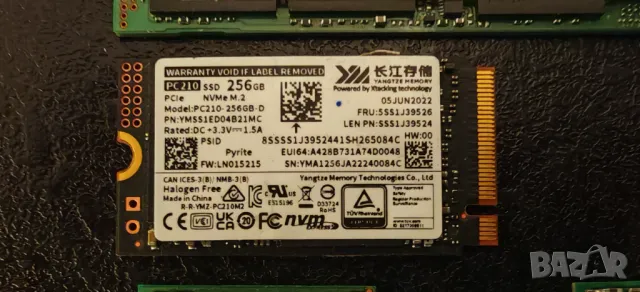 Продавам 4 броя ССД Дискове 256Gb M.2 nVme 2280/42/30 Префектни, снимка 3 - Твърди дискове - 48285675