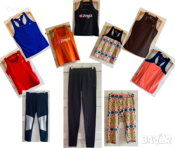 Клин, топ, блуза-10бр. Р-р М, еластичност. 7лв за брой. № 1-ADIDAS-12лв.