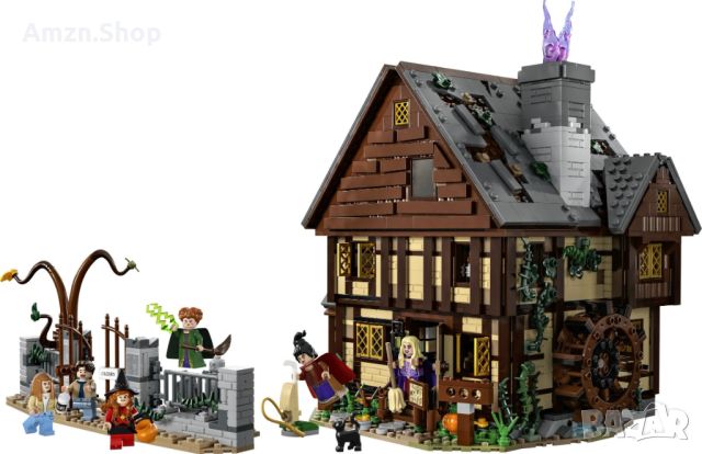 LEGO Ideas 21341 Фокус-мокус от Disney Къщата на сестрите Сандерсън, снимка 6 - Колекции - 45675228