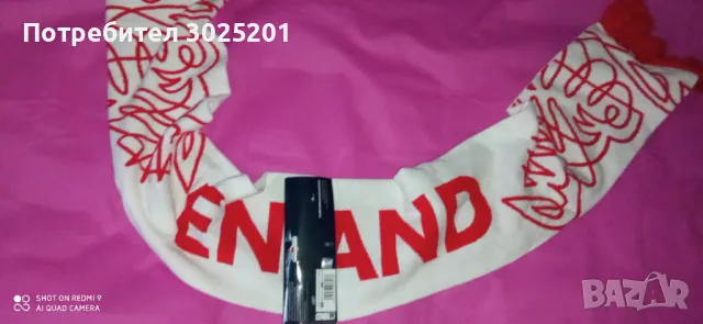 Фенски Оригинални шалове  England  с Холограмен стикер , снимка 12 - Шалове - 50441093