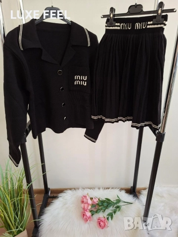 Дамски Комплекти -Плетиво ⚜️MIU MIU , снимка 6 - Комплекти - 52619508