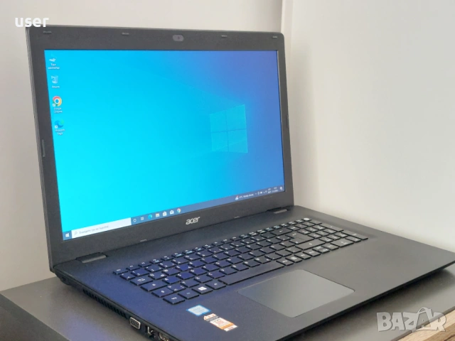 17.3", 4GB RAM, Core i3-6006U, 120GB SSD лаптоп Acer TravelMate P278 P278-M-33B3