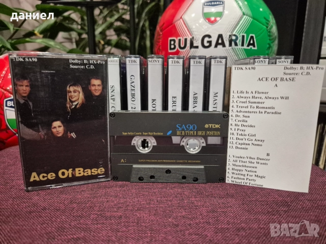 Качествени аудио касети с хубава музика от 90-те + подарък, снимка 12 - Аудио касети - 52737284