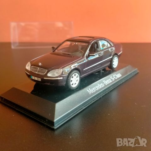 Колекционерска количка Mercedes-Benz S Сlass Maisto 1/43, снимка 7 - Колекции - 46128914