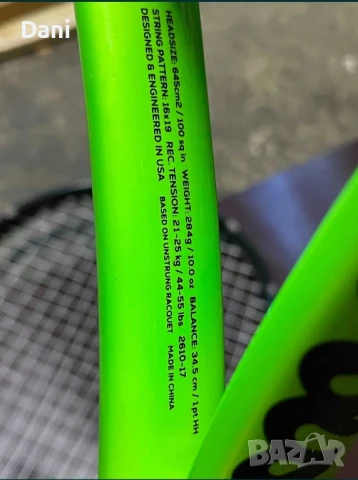 Ракета за тенис Wilson Monfils 100, снимка 3 - Тенис - 50991803