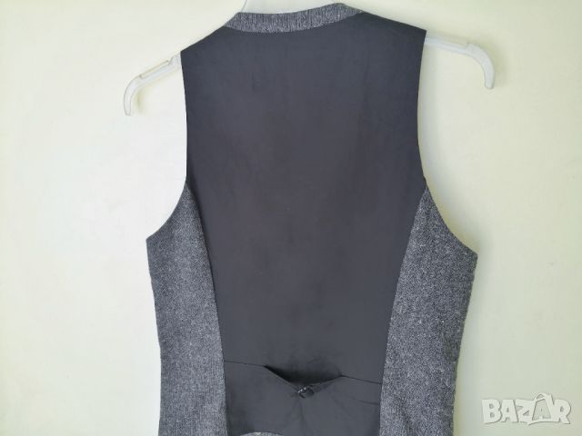 H&M Wool Vest / S* / мъжки елегантно официален елек с вълна / състояние: ново, снимка 9 - Костюми - 45201120