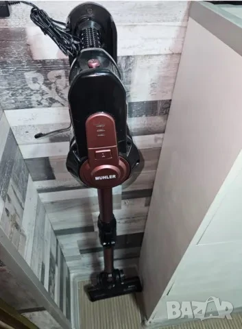 ПРОМО!! Вертикална безжична прахосмукачка Muhler без торба, снимка 4 - Прахосмукачки - 51413696