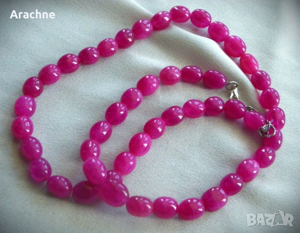 Гердан от рубин, Камбоджа, снимка 2 - Колиета, медальони, синджири - 53645377