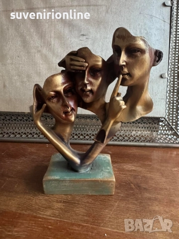 статуетка не видях, не чух, не знам, снимка 2 - Статуетки - 40978236