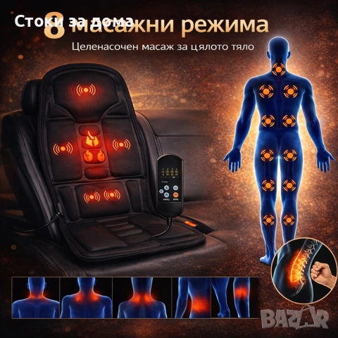 Масажна седалка с подгряване, снимка 2 - Масажори - 53201722