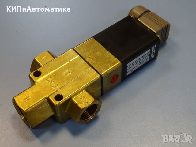 магнет вентил 3-пътен Burkert 340-C-304 3/2 way solenoid valve 24VDC 16Bar, снимка 2 - Резервни части за машини - 46128981