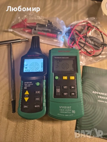 Детектор за електрически кабели Mayilon, MY6818, Функция за локализиране на тръби, снимка 3 - Други инструменти - 50667632