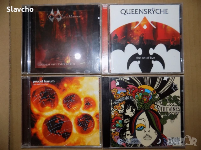 Компакт дискове на групите - Manticora/QUEENSRYCHE-live/Procol Harum/The Vines–Winning Days