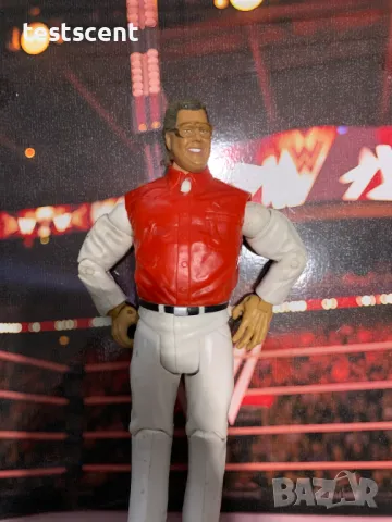 Екшън фигура WWE Bruce Prichard Брус Причар Brother Love WWE Jakks Ruthless Aggresion Legends, снимка 8 - Фигурки - 49552351