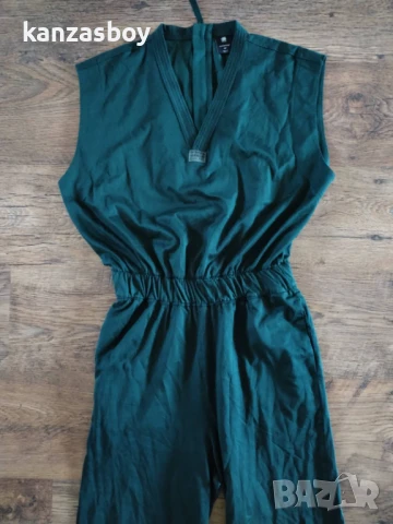 g-star wide leg v jumpsuit s/l wmn - страхотен дамски гащеризон КАТО НОВ М, снимка 5 - Гащеризони - 50798599