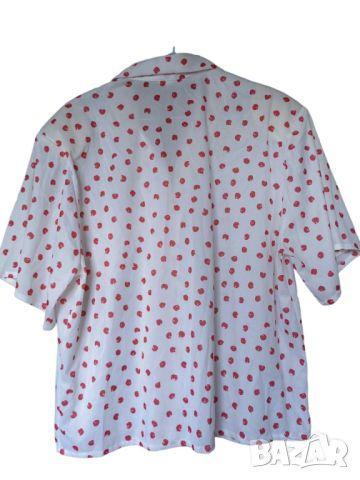 Дамска риза с копчета и джоб, 100% полиестер, 63х58 см, 48, снимка 2 - Ризи - 45496881