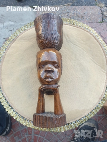 Пластика от сандалово дърво от Ангола , снимка 2 - Антикварни и старинни предмети - 52116087