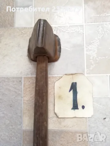 Стари занаятчийски и битови чукове, 100% автентичност., снимка 3 - Декорация за дома - 32020651