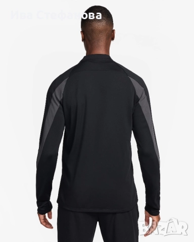 NIKE  nike THERMA-FIT WINTER WARRIOR ACADEMY DRILL TOP – BLACK/BLACK/TOTAL ORANGE, снимка 5 - Спортни дрехи, екипи - 52553141