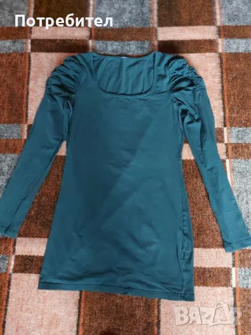 Нова дамска блуза с дълъг ръкав M-L, снимка 1