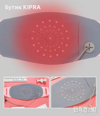 Вибрационен масажен колан със затопляща функция, снимка 4 - Масажори - 47177019