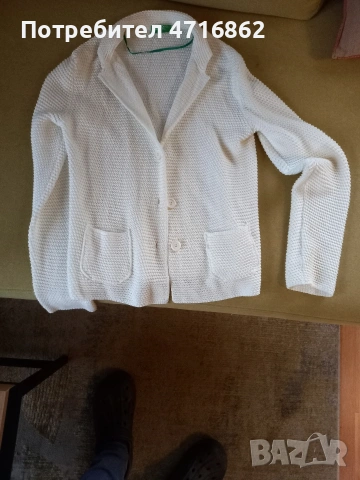 Дамско леко лятно плетено сако Benetton