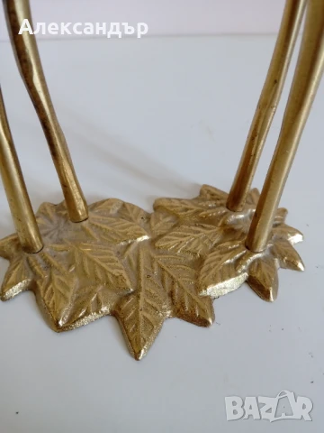 Бронзова статуетка, снимка 3 - Статуетки - 50494112