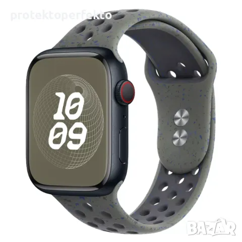 Силиконова каишка Apple Watch Ultra – 49mm, 45, 44, 42 Cargo Khaki, снимка 1 - Каишки за часовници - 48294040