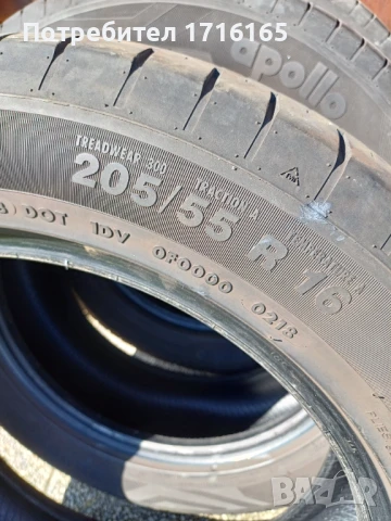 4хAPOLLO ЛЕТНИ ГУМИ 205/55/16, снимка 4 - Гуми и джанти - 50613496