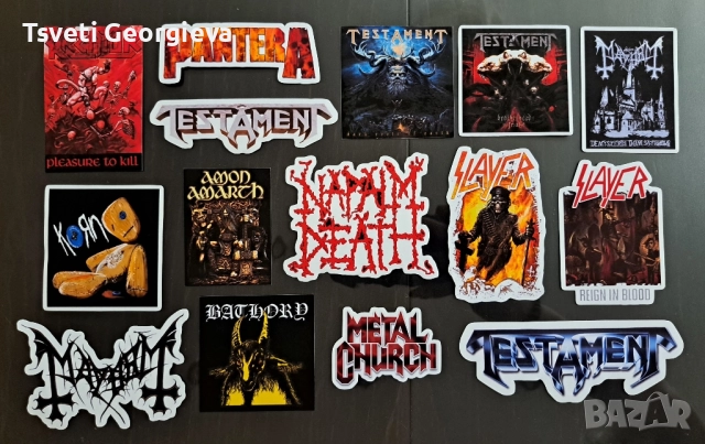 Персонализирани стикери - метъл и рок , снимка 6 - Други ценни предмети - 50199078