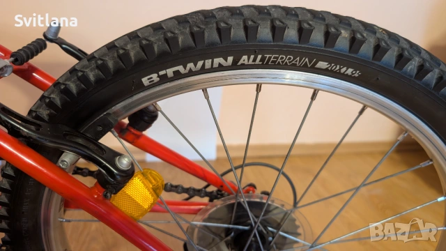 Детски велосипед B'Twin (Decathlon) Racingboy 320 (20") - Отлично състояние, снимка 11 - Велосипеди - 54008863