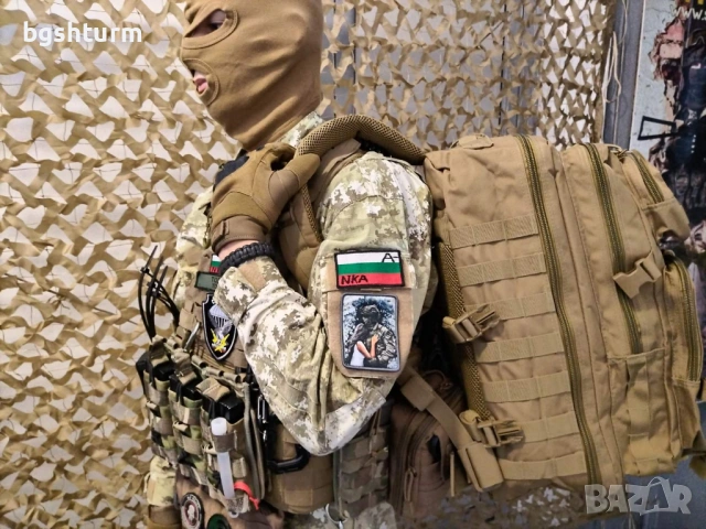 Професионална Тактическа Раница Mil-Tec US Assault 36L – Всички Цветове, снимка 6 - Раници - 53399614