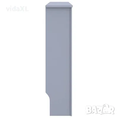 vidaXL Параван за радиатор, антрацит, 112x19x81,5 см, МДФ(SKU:288173), снимка 3 - Паравани - 49076624