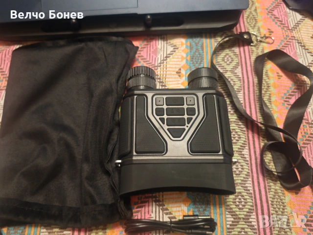 Цифров бинокъл за нощно виждане с запис + SD карта 32GB