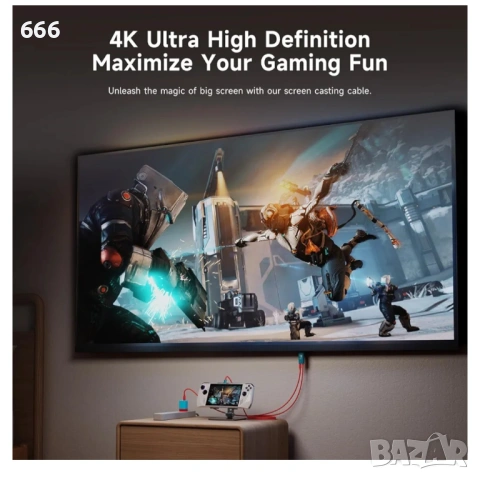 HDMI USB C адаптер за Nintendo Switch, снимка 5 - Друга електроника - 53167373