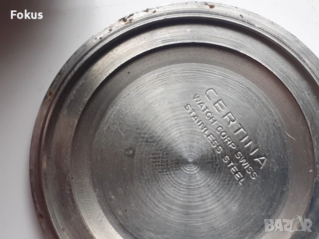 Колекционерски мъжки часовник Certina автомат - работи, снимка 5 - Антикварни и старинни предмети - 54070627