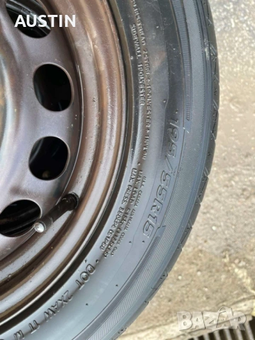 Гуми с джанти летни195/55/15, снимка 5 - Гуми и джанти - 53629291