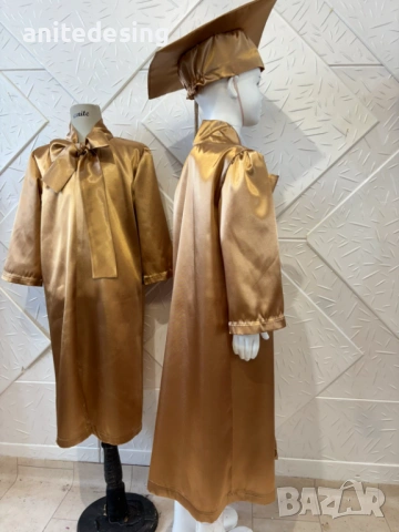 Тога и шапка за завършване на детска градина, снимка 4 - Детски рокли и поли - 53937306