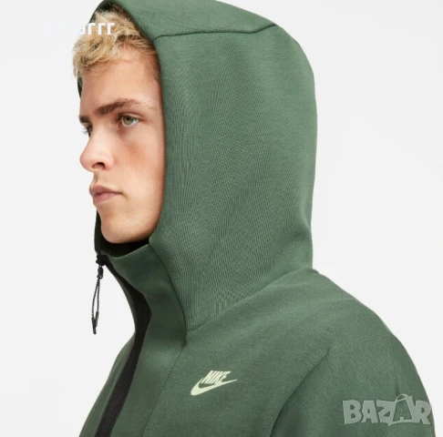 Nike Tech Fleece 1/2 Zip Hoodie S-M, снимка 5 - Спортни дрехи, екипи - 50889017