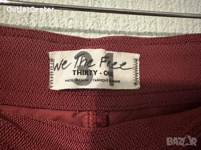Нов дамски панталон/джинси We The Free by Free People, снимка 4 - Панталони - 53848627
